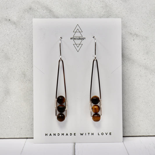 Tiger's Eye Earrings