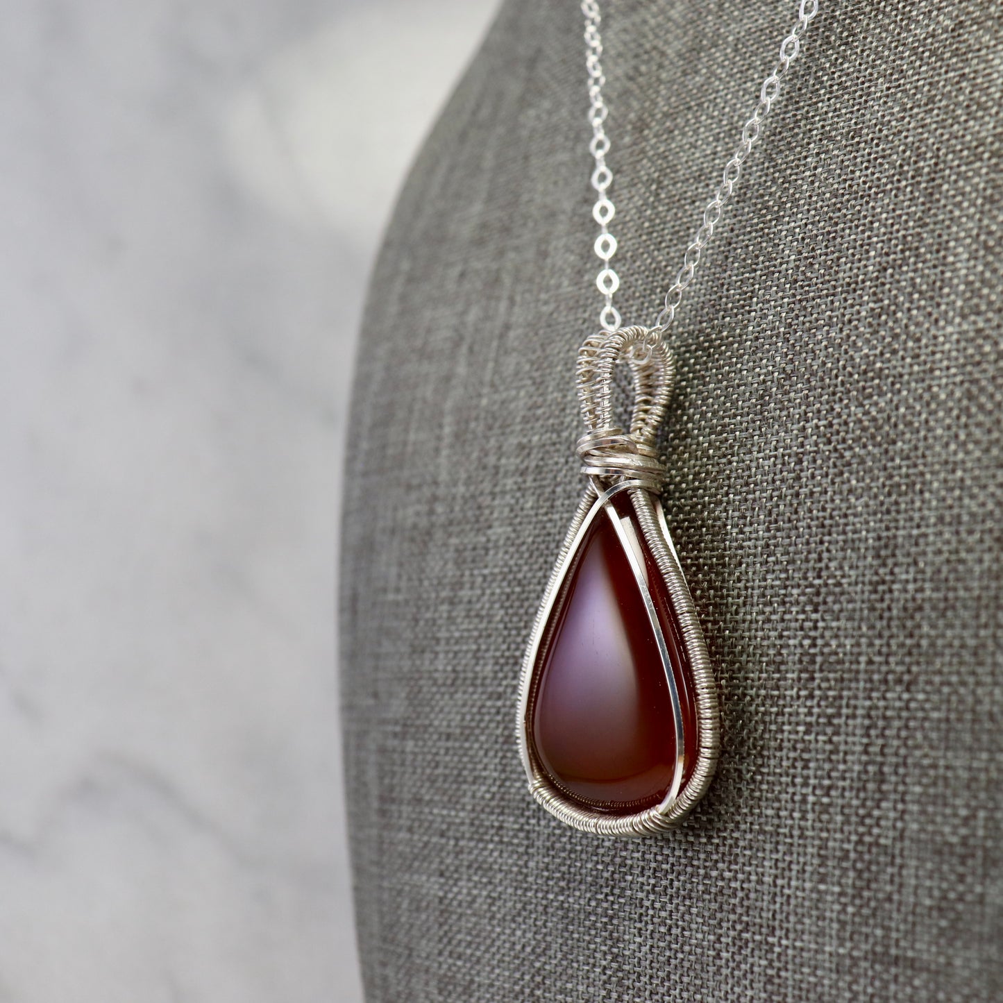 Red Onyx Pendant