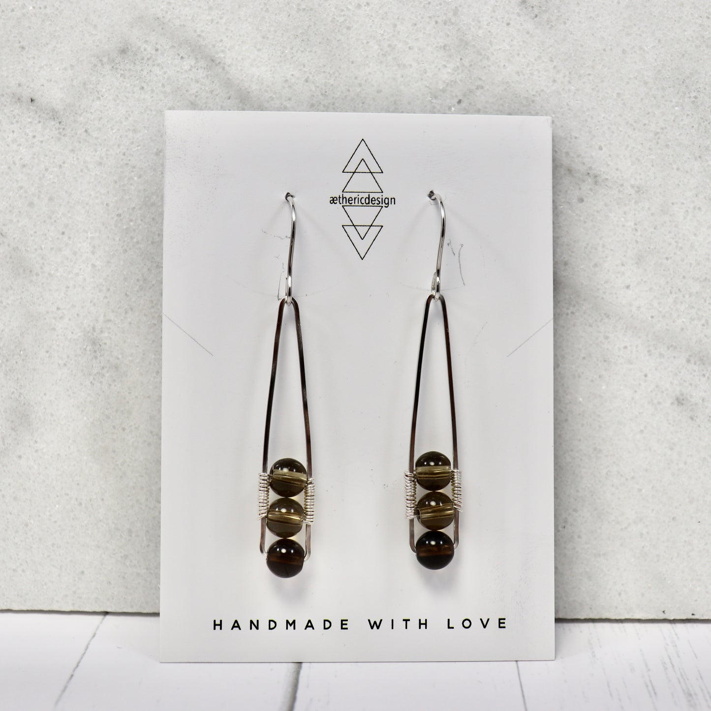 Smoky Quartz Earrings