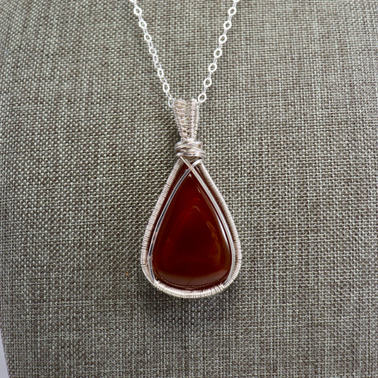 Red Onyx Pendant